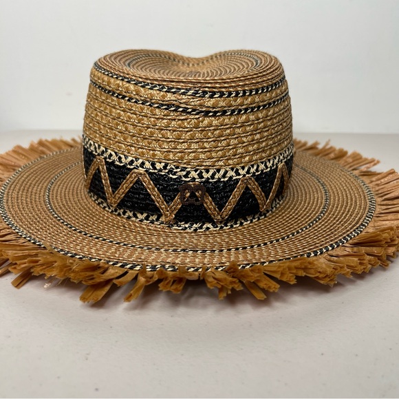 Eric Javits Straw Fedora Sun Hat - Picture 7 of 9